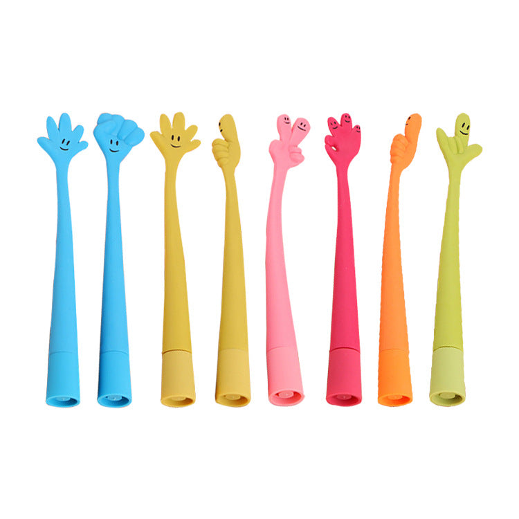 Wholesale Plastic Emoji Finger Ballpoint Pen